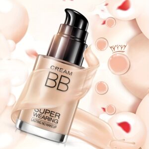 BB Cream Liquid Foundation - Super Wearing, Long-Lasting Flawless Finish, Moisturizing & Isolating, Medium Coverage, Matte Finish for All Skin Types - Ideal Holiday Gift for Women