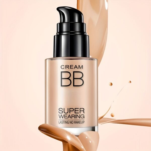 BB Cream Liquid Foundation - Super Wearing, Long-Lasting Flawless Finish, Moisturizing & Isolating, Medium Coverage, Matte Finish for All Skin Types - Ideal Holiday Gift for Women - Image 10