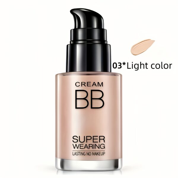 BB Cream Liquid Foundation - Super Wearing, Long-Lasting Flawless Finish, Moisturizing & Isolating, Medium Coverage, Matte Finish for All Skin Types - Ideal Holiday Gift for Women - Image 7
