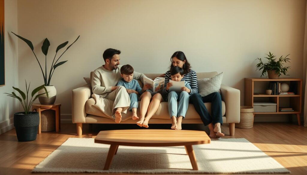 Minimalist Living in a Family Context