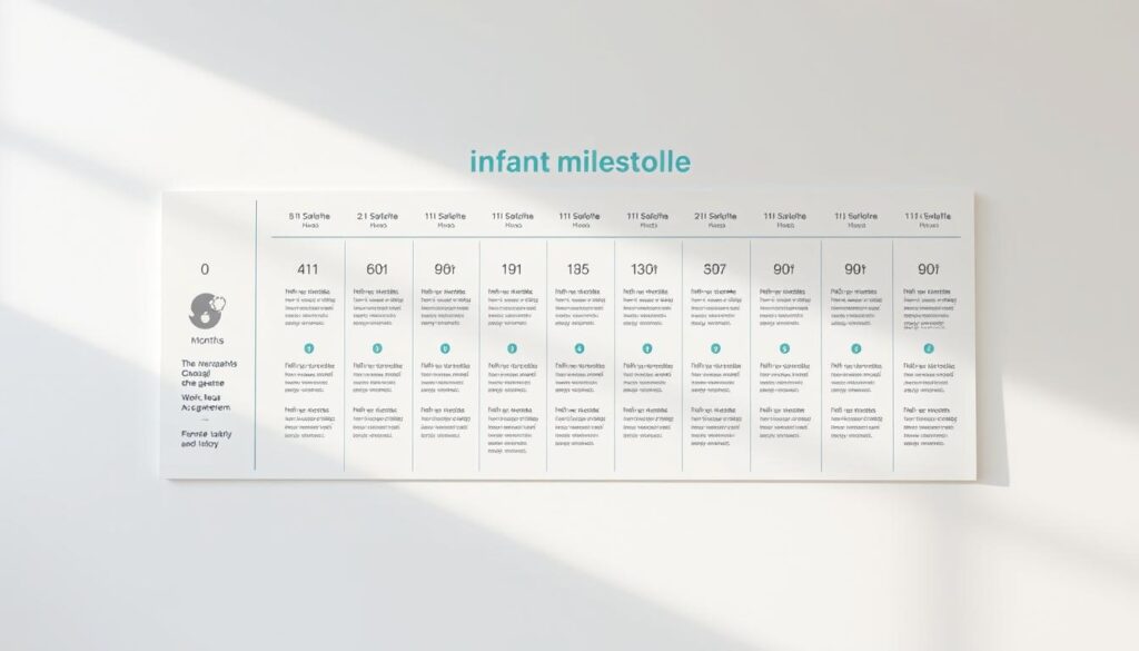 infant milestone chart