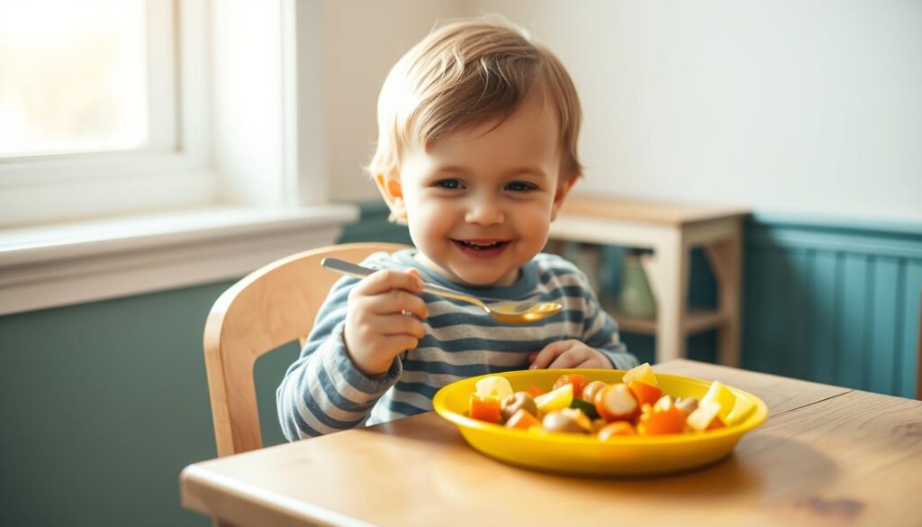 toddler self-feeding