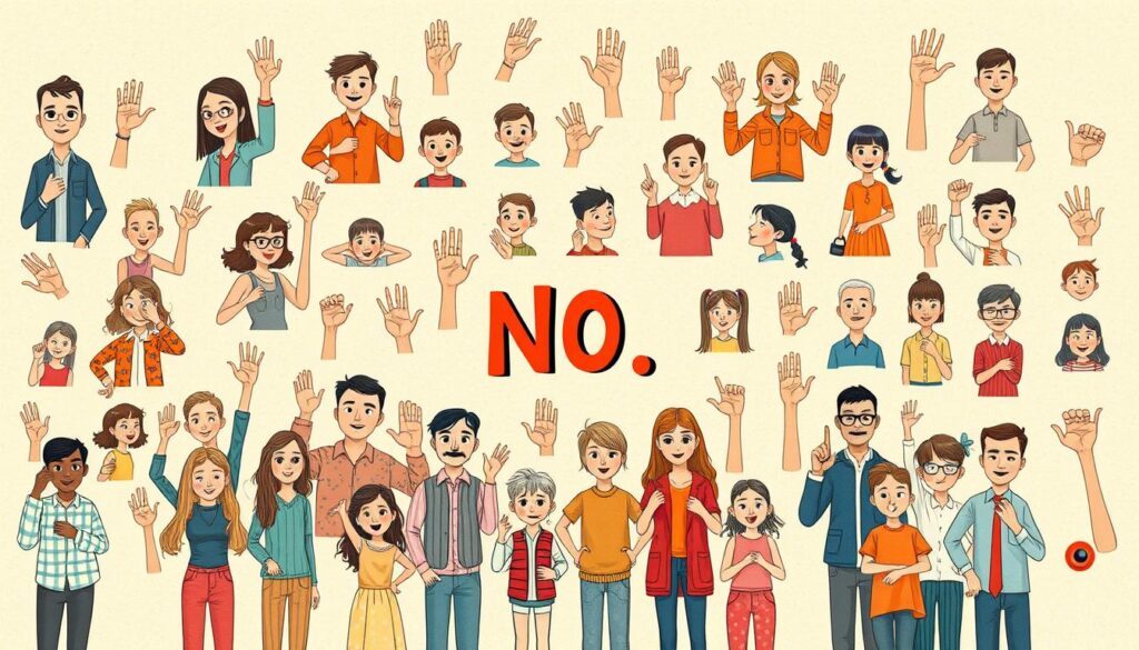 different ways to say no