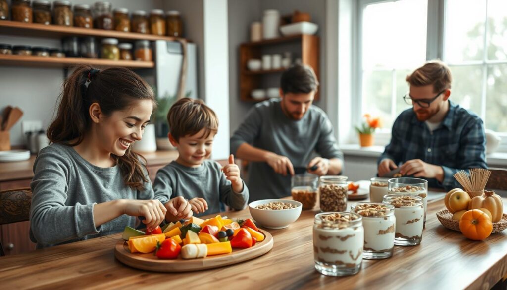 family involvement in snacks