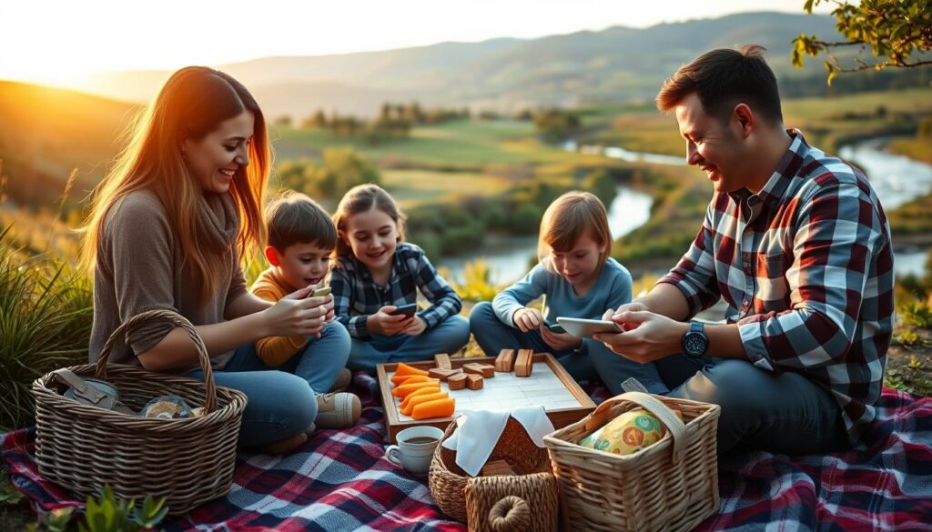 technology-free activities for families