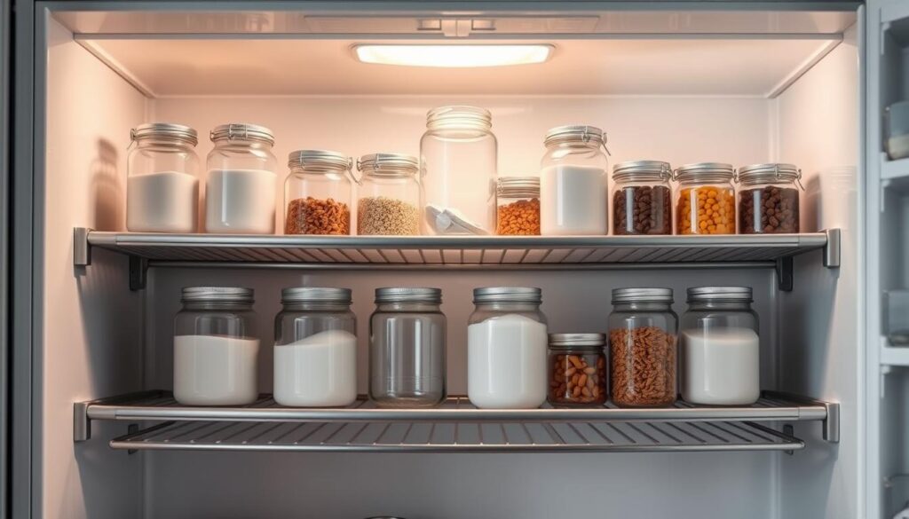 Maximize Space with Aesthetic Fridge Hack Jars