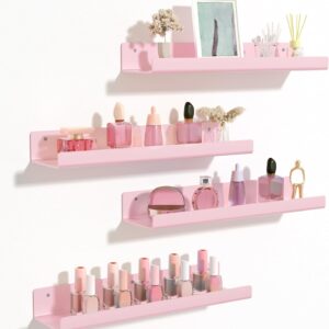 upsimples Acrylic Shelves for Wall Decor, 15" Display Shelf Perfume Organizer