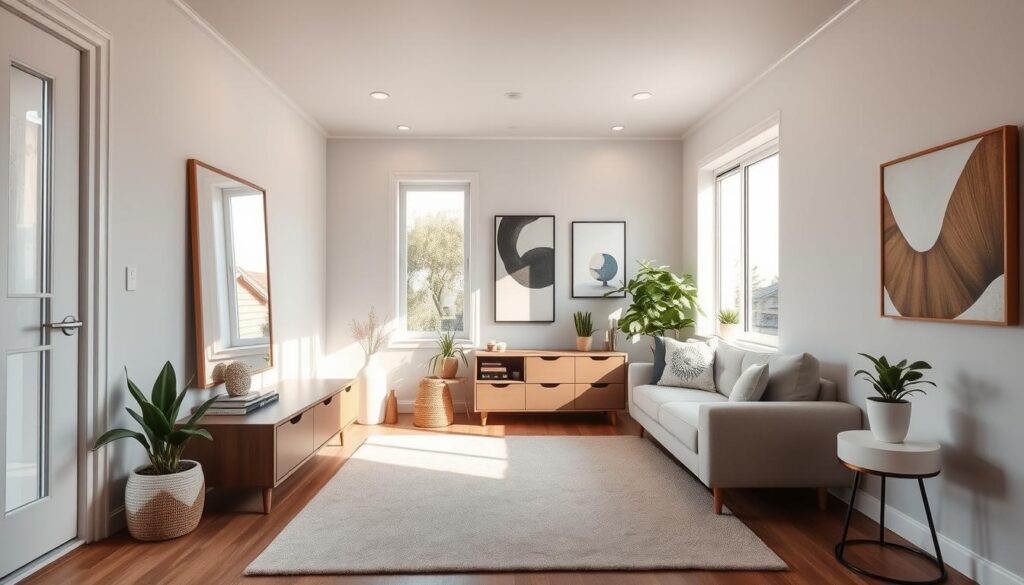 Interior decorating strategies for compact spaces